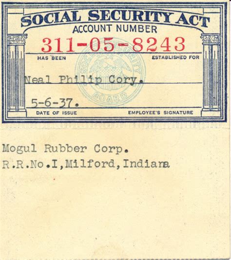 Printable Social Security Card Template Printable Card Free