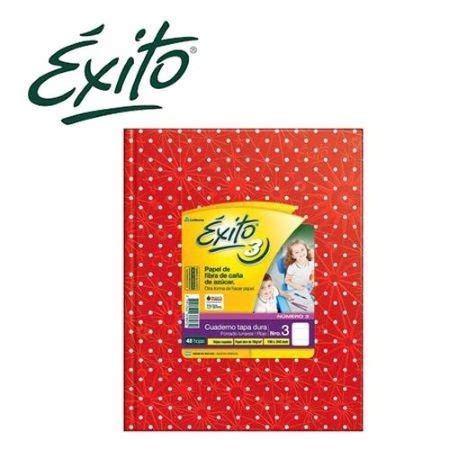 Cuaderno Exito Lunares Rayado Escolar N X Rojo Tapa Dura