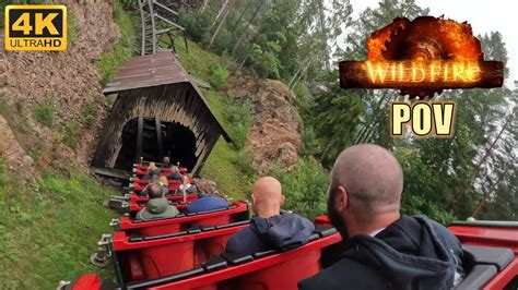 Wildfire Pov Back Row 4k 60fps Kolmarden Zoo Rmc Wooden Coaster