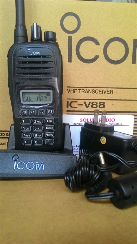 Jual Ht Icom Ic V88 55 W Vhf Waterproof Ip 67 New Ori Madein Japan