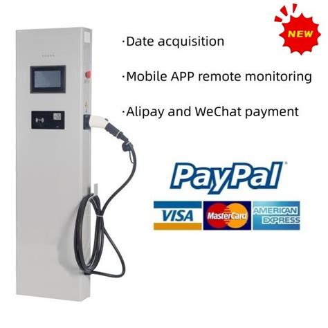 Electric Car Ev Charger Vertical Double Plug Ac Charging Stations