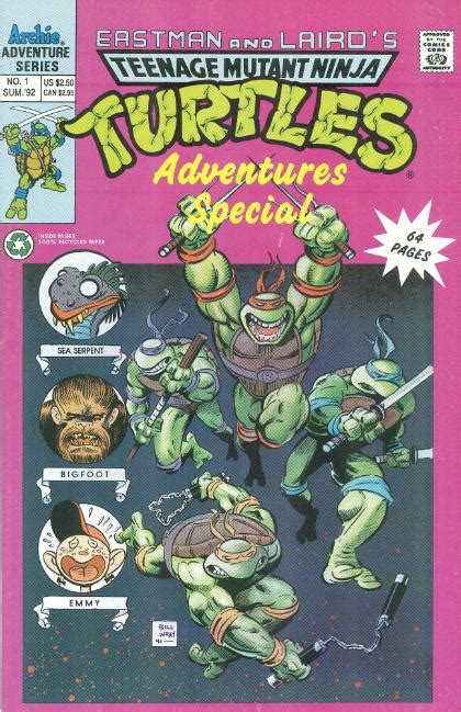 Tmnt Adventures Special Archie Comics Tortuep Dia