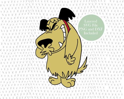 Muttley From Wacky Races Svg Cut File Sixties Cartoon Character Svg