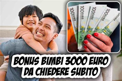 Bonus Bimbi Euro Da Chiedere Subito Ti Spetta Anche Se Prendi L