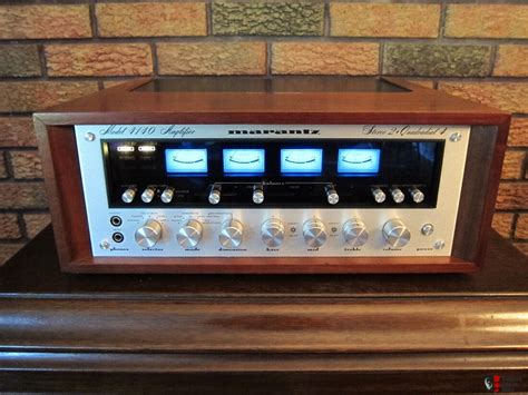 Vintage Marantz 4140 Integrated With WC 1 Wood Cabinet Restored