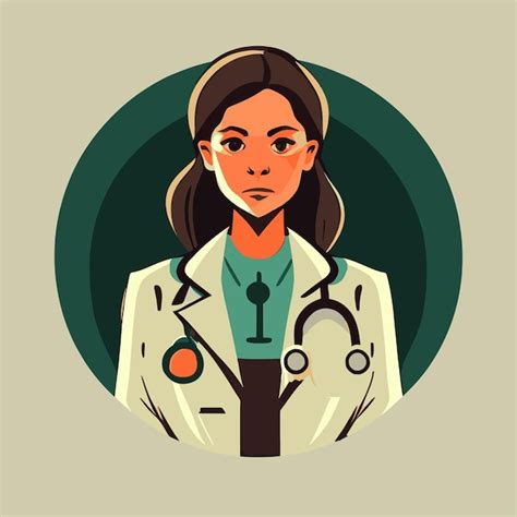 Premium Vector Vector Flat Illustration Design Woman Doctor