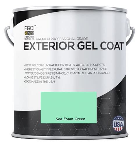 Sea Foam Green Gel Coat Sea Foam Green Exterior Gel Coat