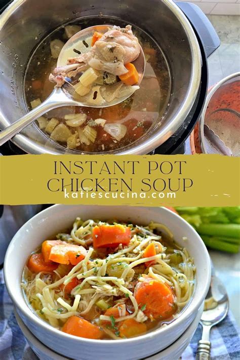 Instant Pot Chicken Soup Katies Cucina