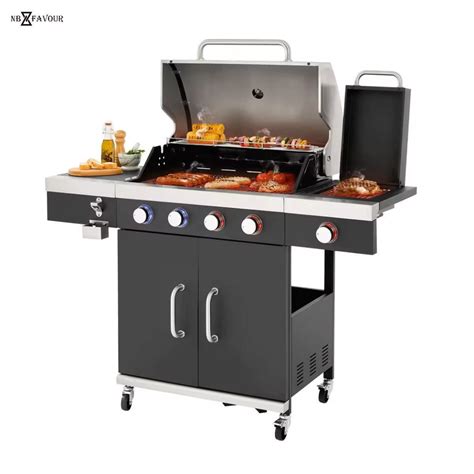 Portable Heavy Duty Stainless Steel Iron Burners Gas Grill Bbq Grills