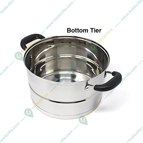 Commercial 3 Tier Induction Compatible Manual Momo Rice Corn Steamers