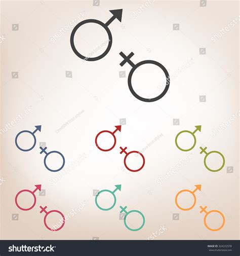 Sex Symbol Icon Set Vector Illustration 库存矢量图（免版税）324222578 Shutterstock