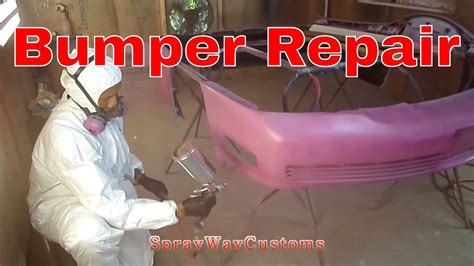 How To Paint Bumper Repair And Paint Plastic Bumper Cover At Home