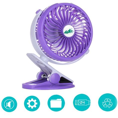 Aipai Battery Operated Clip Fan Small Portable Fan Powered By