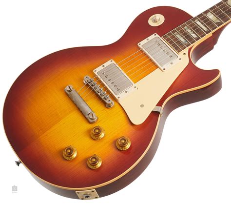 Gibson Cs 1958 Les Paul Standard Reissue Vos Washed Cherry Sunburst