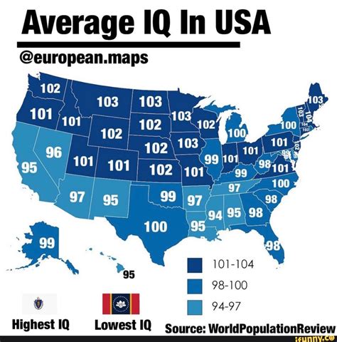 Average Iq In United States Nita Terese