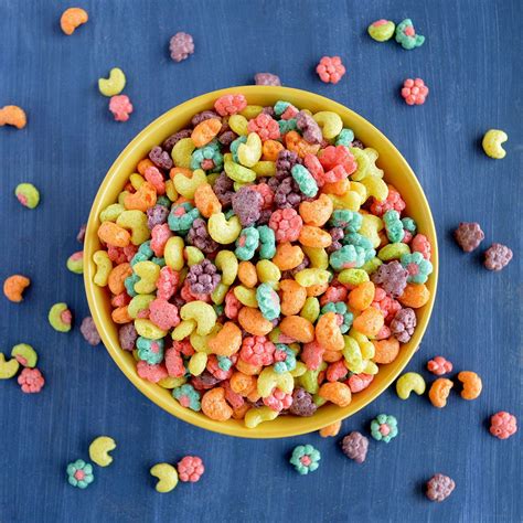 Classic Trix Cereal With Fruity Shapes From The 90s