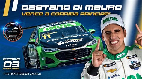 Stock Car 2024 Gaetano Vence A Corrida Principal Do Gp Arcelormittal