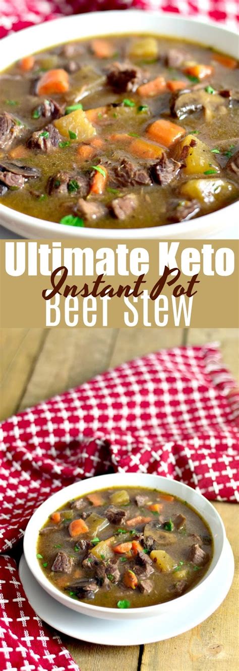 Keto Instant Pot Beef Stew Bobbi S Kozy Kitchen