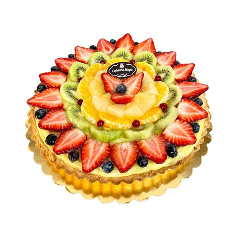 Cofetaria Magic Tort Tarta Fructe Aluat Fraged Cu Crema Cu Vanilie Si