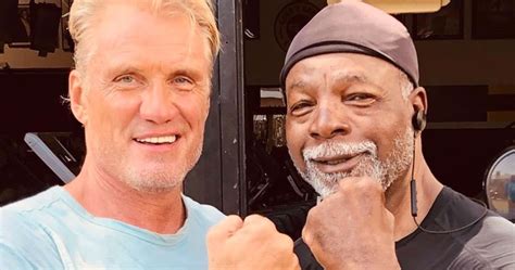 Rocky IV Stars Dolph Lundgren Carl Weathers Reunite For Instagram Rematch