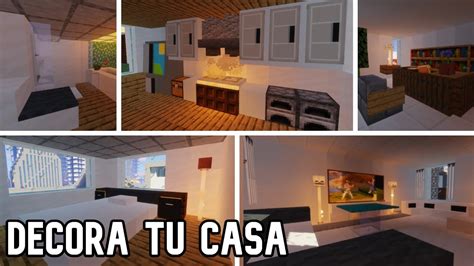 Formas Incre Bles Para Decorar Tu Casa En Minecraft Youtube