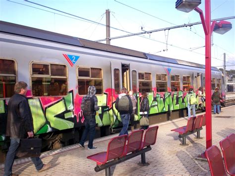 The Fuck You All Crew Art On Train