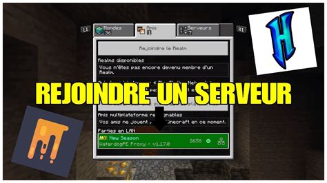 TUTO COMMENT REJOINDRE DES SERVEUR MINECRAFT BEDROCK NETHERGAMES