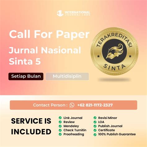 Cara Submit Jurnal Sinta Gratis Dengan Mudah Dan Cepat