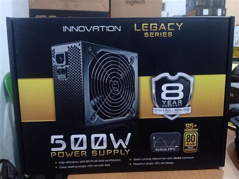 PSU Innovation Legacy 500W 80 Gold Certified Power Supply Lazada