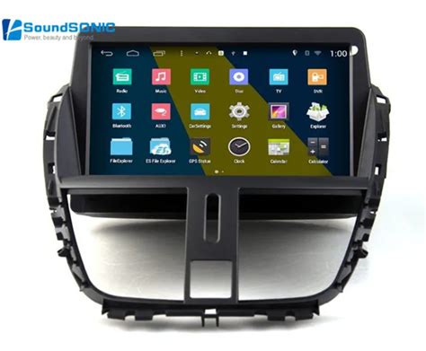 Para Peugeot 207 CC SW Touch Screen Android Autoradio GPS de Navegação