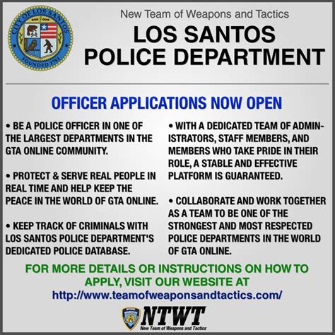 Los Santos Police Department at NTWT (Crew Recruitment) - GTA V - GTAForums