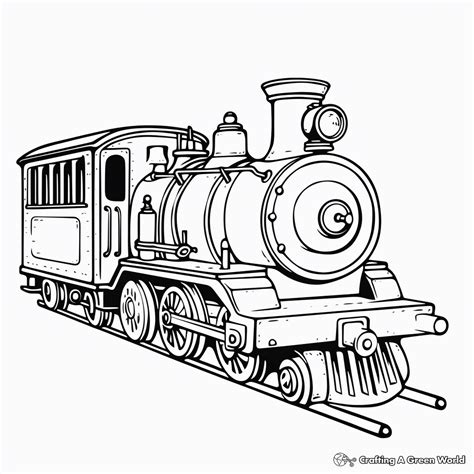 Steam Train Coloring Pages - Free & Printable!