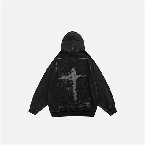 Retro Cross Hoodie Daxuen