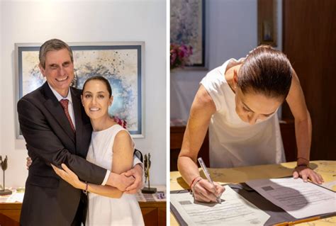 Claudia Sheinbaum Y Jes S Mar A Tarriba Contraen Matrimonio En