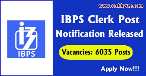 Ibps Crp Xii Recruitment 2022 Opening For 6035 Clerk Posts Apply