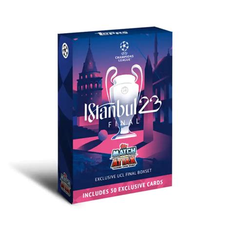 TOPPS UEFA CHAMPIONS League Final 2023 Match Attax Limited Edition Box