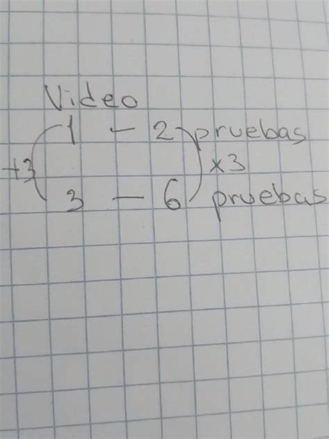 En un video juego el número de pruebas que hay que superar es el doble