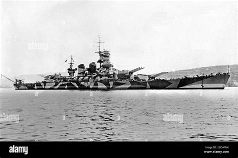 Roma battleship Black and White Stock Photos & Images - Alamy