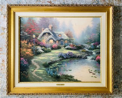 Thomas Kinkade Everetts Cottage Signed Ebay