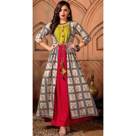 Rayon Party Wear Selfie Kurtis Size L And Xl At Rs 1050 In New Delhi