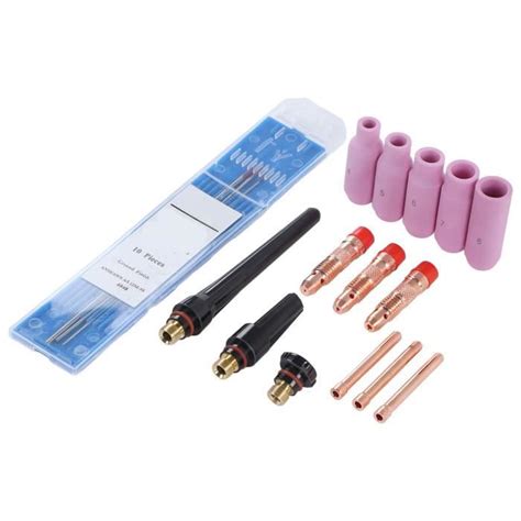 YOSOO kit d isolateur de lentille de gaz 17 pièces ensemble de soudage