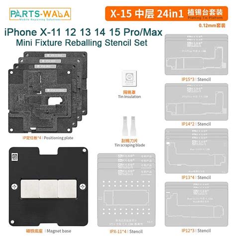 Amaoe In Motherboard Middle Layer Bga Reballing Stencil Platform