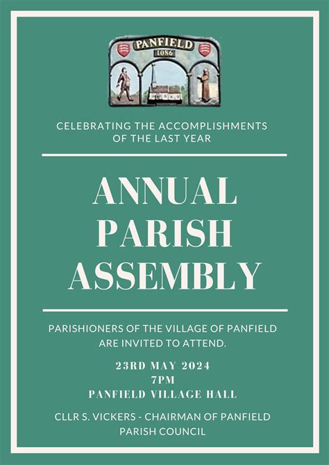 Annual Parish Assembly Panfield Parish Council