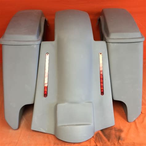 Harley Davidson Extended Saddlebags With Cut Outs Replacement Led