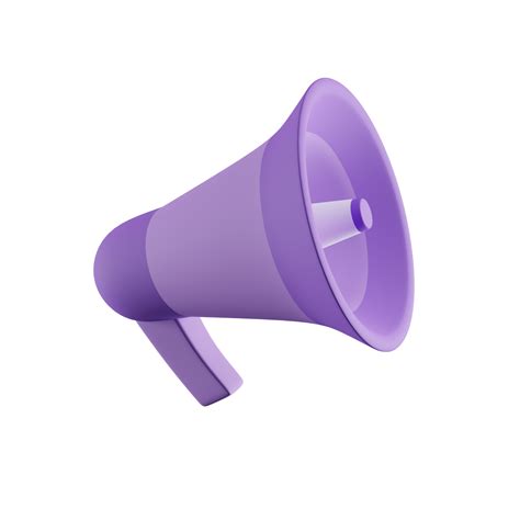 Megaphone 3d Icon 3d Render Concept 12377871 Png