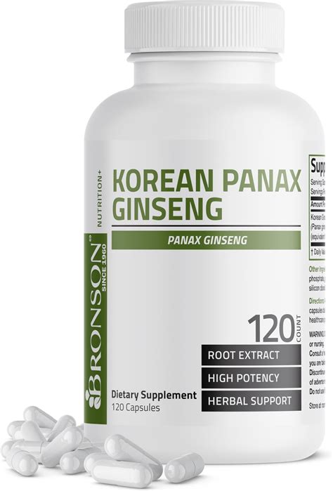 Amazon Now Foods Supplements Panax Ginseng Root Mg