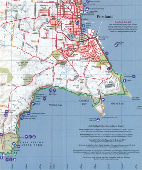 Great South West Walk And Lower Glenelg Meridian Maps Books Travel