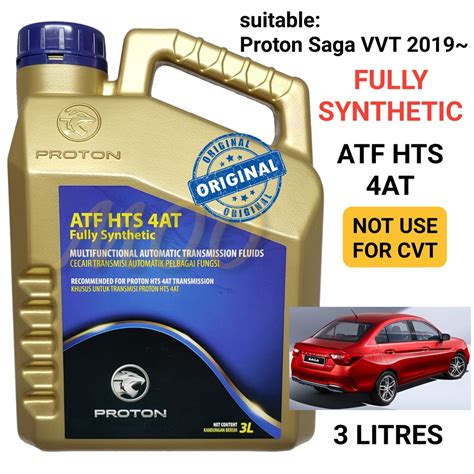 Original Proton Auto Transmission Fluid Atf Hts At Proton Saga Vvt