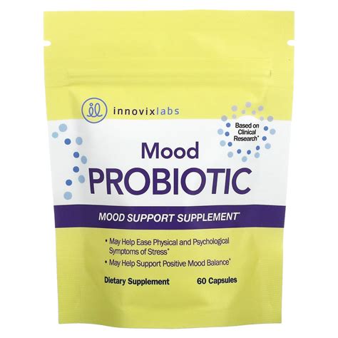 Innovixlabs Mood Probiotic Mood Support Supplement Capsules