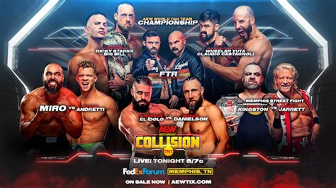 Preview For Tonight S Episodes Of AEW Collison Battle Of The Belts VIII